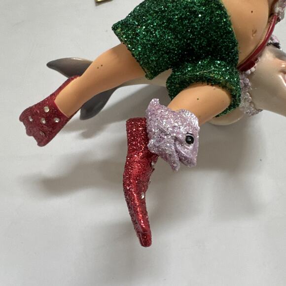 RARE December Diamonds SANTA AND FRIENDS 2006 #55-90333 Christmas Ornaments - Picture 7 of 10